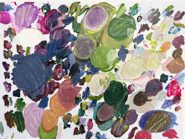 Palette for A Boat by Night