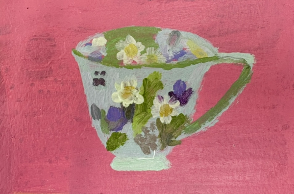 Primroses and Violets 