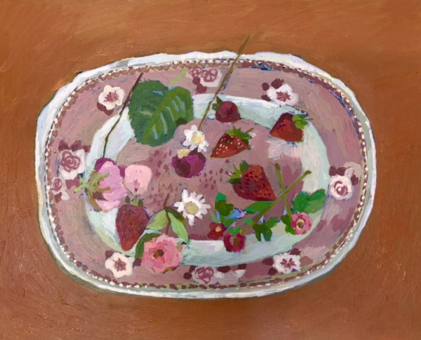 Strawberries and Roses